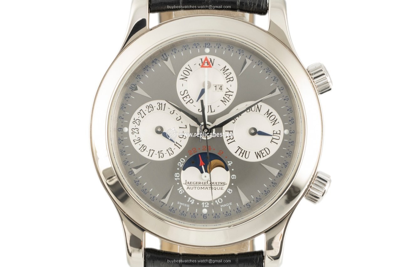 Jaeger-LeCoultre Master Memovox Mens watch Unisex Automatic White gold 146.3.95