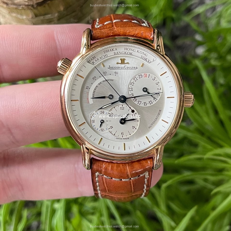 Jaeger-LeCoultre Master Geographic Mens watch Unisex Automatic Rose gold 169.1.92