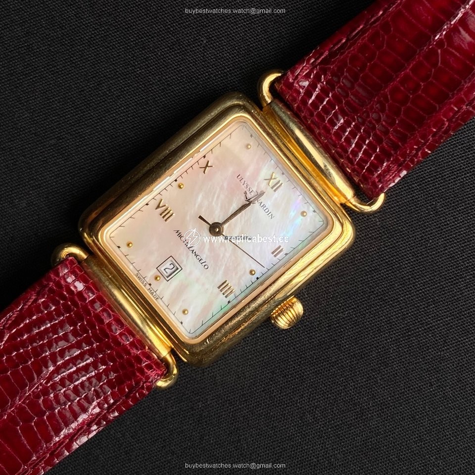 Ulysse Nardin Michelangelo Mens watch Unisex Automatic Yellow gold 181-42