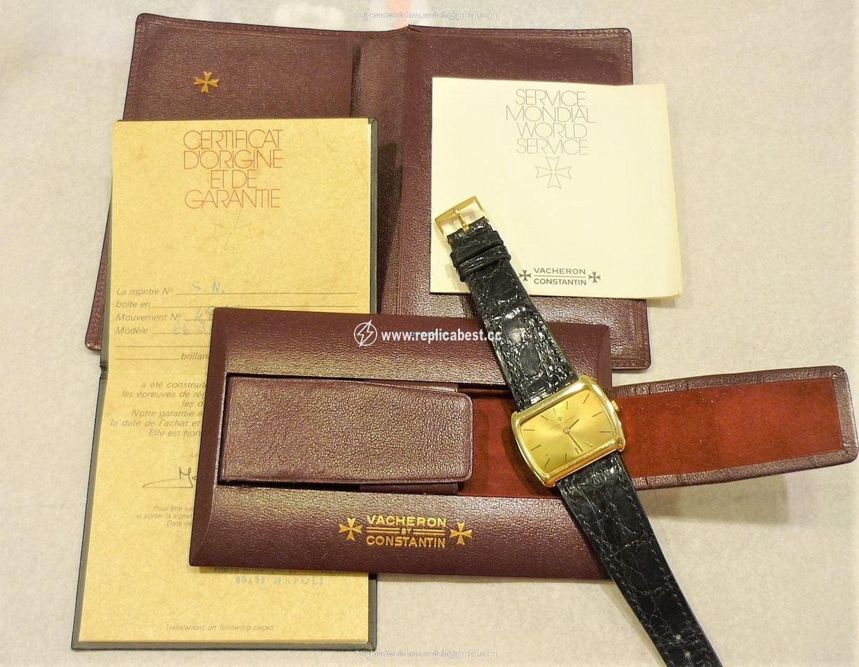 Vacheron Constantin Mens watch Unisex Manual winding Yellow gold 663610
