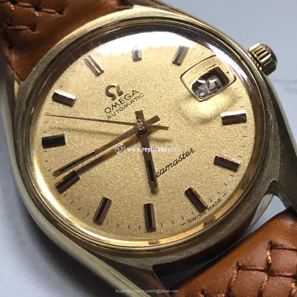 Omega Seamaster Mens watch Unisex Automatic Gold Steel 166.067