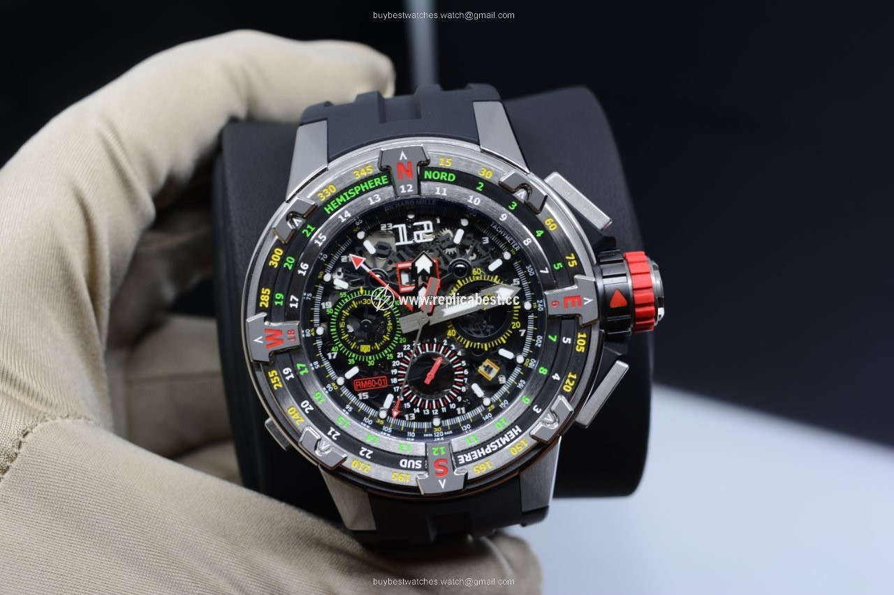 Richard Mille Mens watch Unisex Automatic Titanium RM 60-01