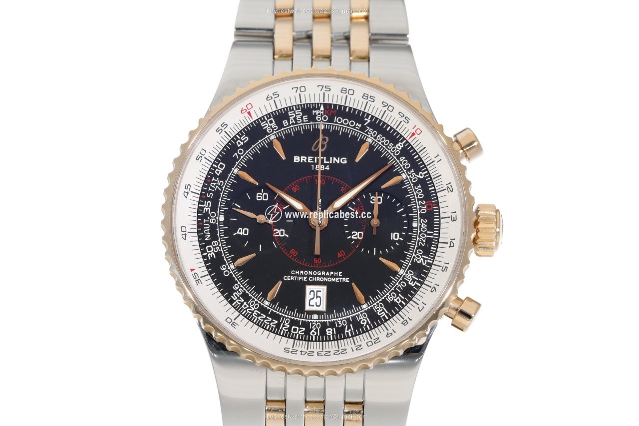 Breitling Montbrillant Legende Mens watch Unisex Automatic Gold Steel C23340