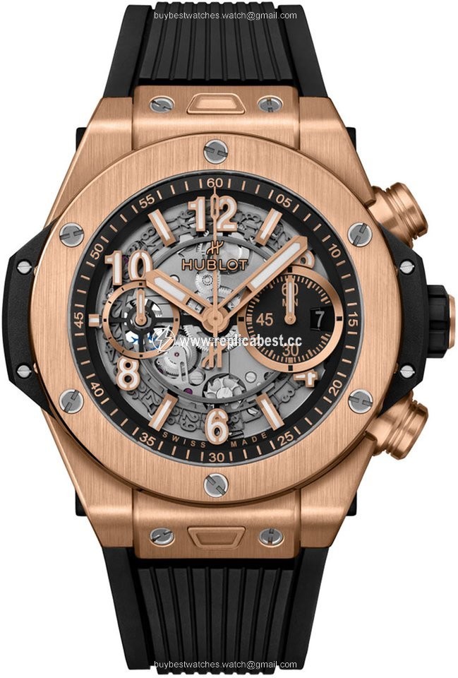 Hublot Mens watch Unisex Automatic Rose gold 421.ox.1180.rx