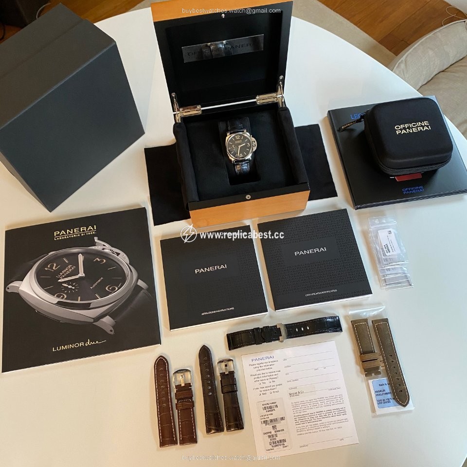 Panerai Luminor Due Mens watch Unisex Manual winding Steel PAM 00676