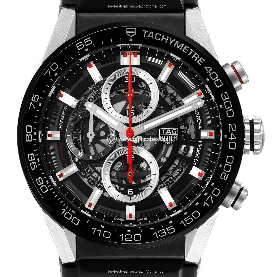 TAG Heuer Carrera Calibre HEUER 01 Mens watch Unisex Automatic Steel CAR201V.BA0714