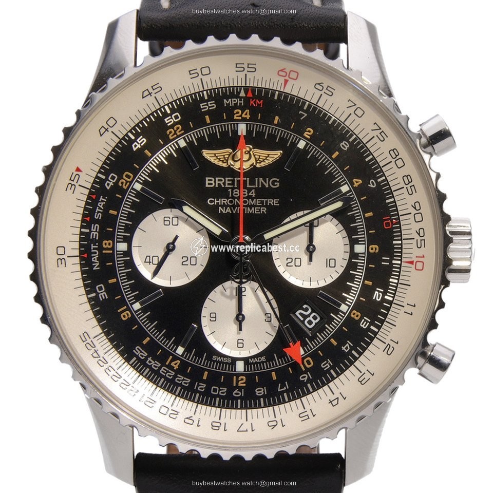 Breitling Navitimer GMT Mens watch Unisex Automatic Steel AB044121 BD24