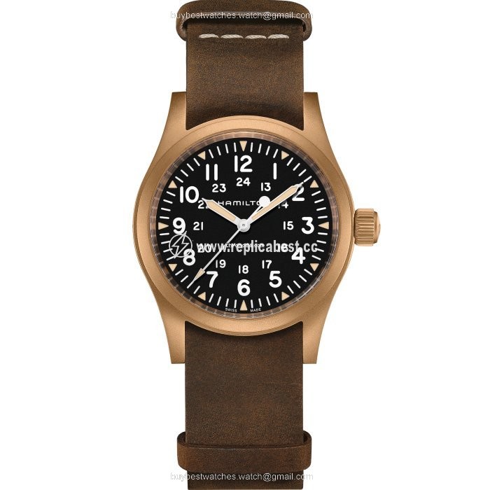 Hamilton Khaki Field Mens watch Unisex Manual winding Bronze H69459530