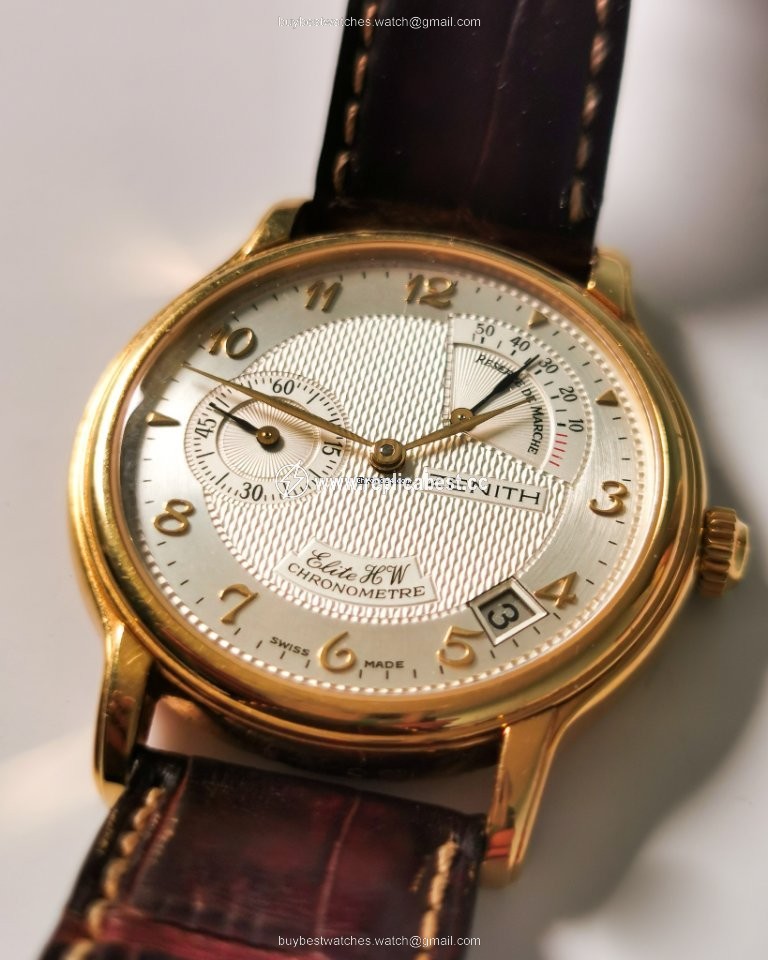 Zenith Elite Power Reserve Mens watch Unisex Automatic Yellow gold 30.0240.655 01