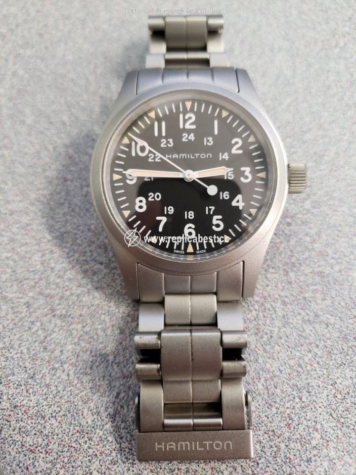 Hamilton Khaki Field Mens watch Unisex Manual winding Steel H69439131