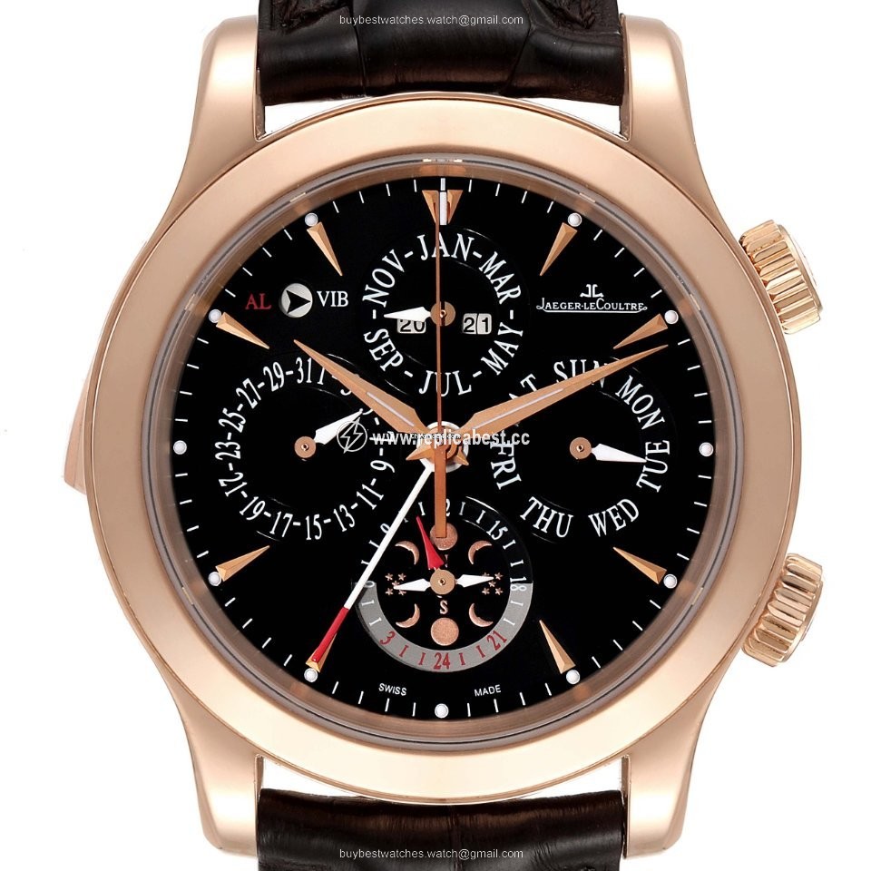 Jaeger-LeCoultre Master Grand Reveil Mens watch Unisex Automatic Rose gold 149.2.95