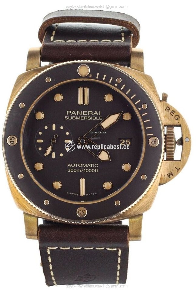 Panerai Luminor Submersible Mens watch Unisex Automatic Bronze PAM968