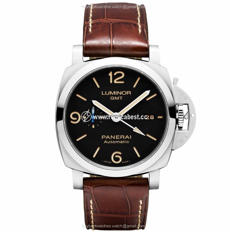 Panerai Luminor 1950 3 Days GMT Automatic Mens watch Unisex Automatic Steel PAM 01320