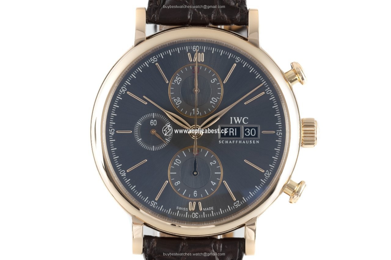 IWC Portofino Chronograph Mens watch Unisex Automatic Red gold IW391021
