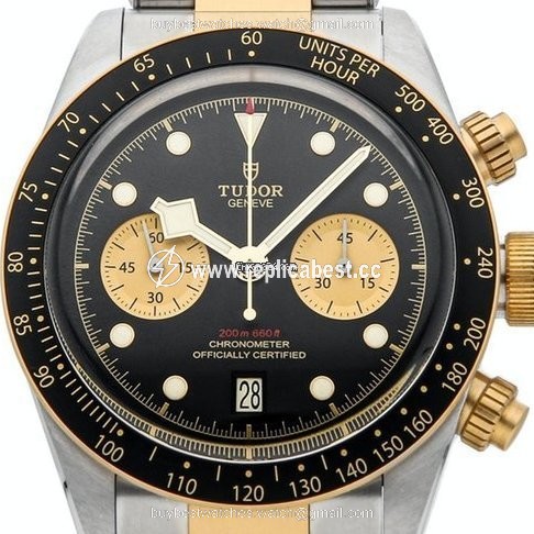 Tudor Black Bay Chrono Mens watch Unisex Automatic Gold Steel M79363N-0001