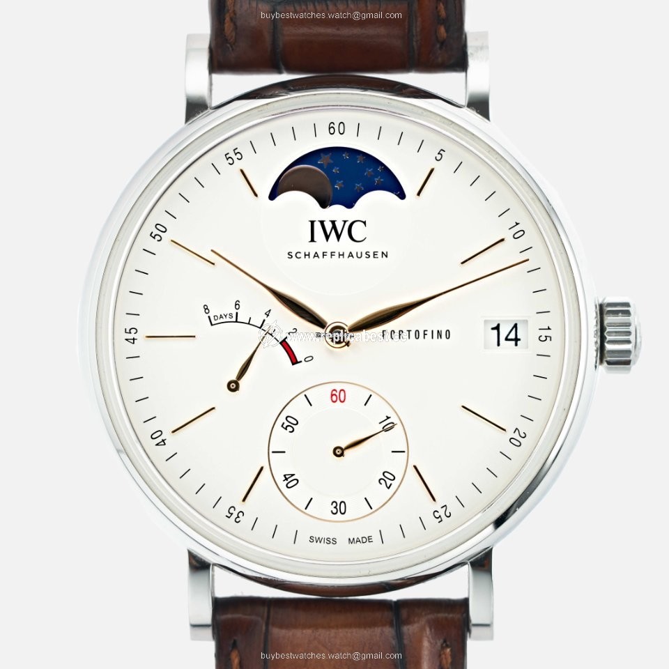 IWC Portofino Hand-Wound Mens watch Unisex Manual winding Steel IW516401