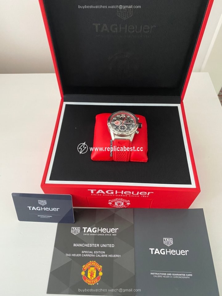 TAG Heuer Carrera Calibre HEUER 01 Mens watch Unisex Automatic Steel CAR201M.FT6156