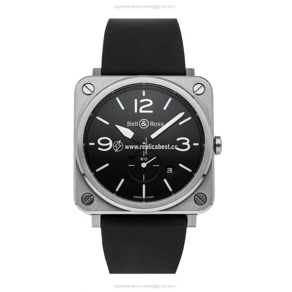 Bell & Ross BR S Mens watch Unisex Quartz Steel BRS-BLC-ST