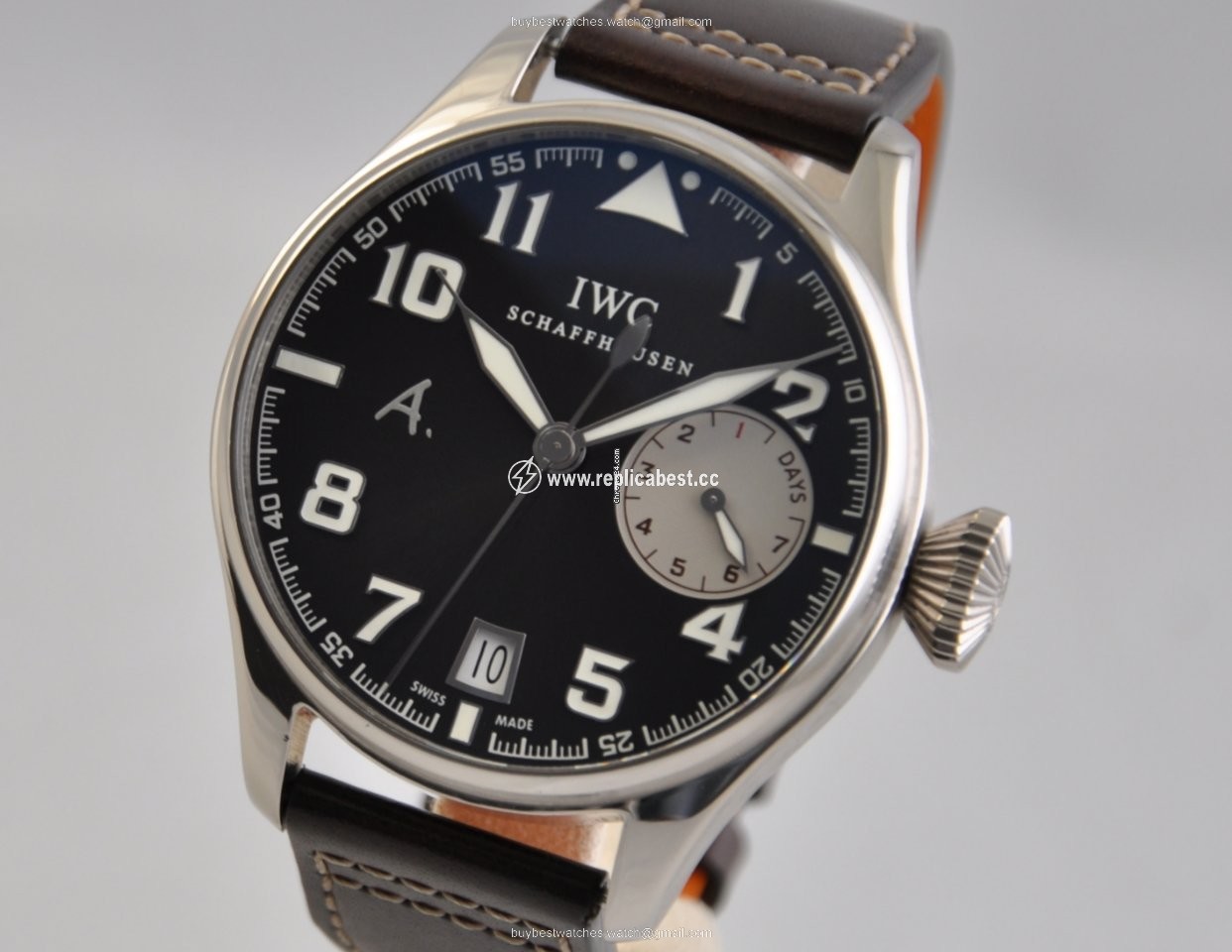 IWC Big Pilot Mens watch Unisex Automatic White gold IW500420