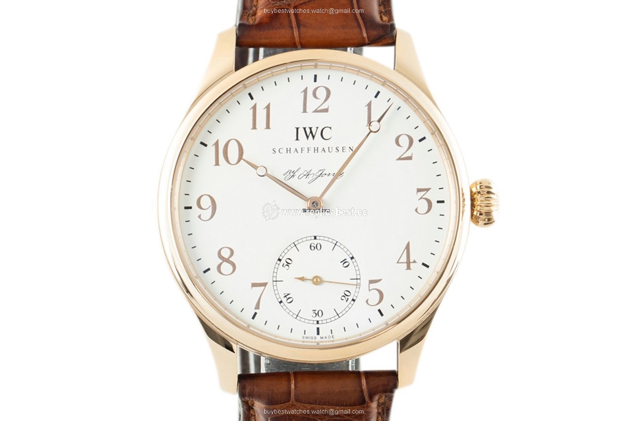 IWC Portuguese Hand-Wound Mens watch Unisex Manual winding Red gold IW5442
