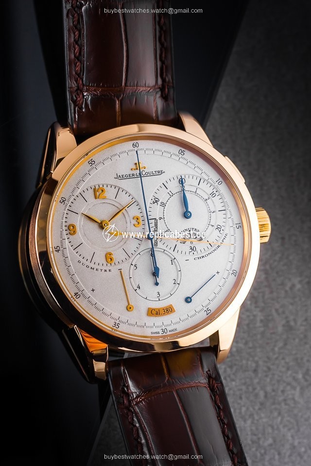 Jaeger-LeCoultre Duometre Mens watch Unisex Manual winding Rose gold 600.2.28.S