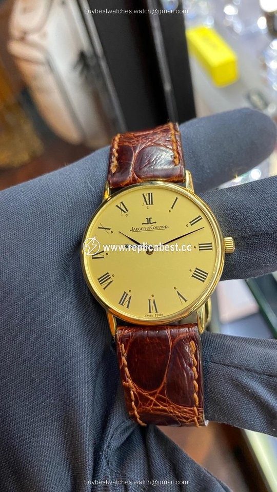 Jaeger-LeCoultre Mens watch Unisex Quartz Yellow gold 111.1.09