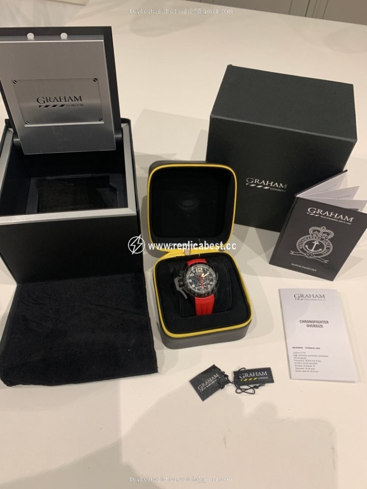 Graham Chronofighter Oversize Mens watch Unisex Automatic Carbon 2CCBK.B11A