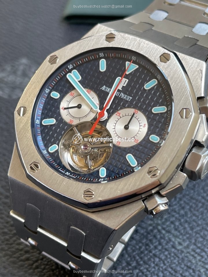Audemars Piguet Royal Oak Tourbillon Mens watch Unisex Manual winding Steel 25977ST.OO.1205ST.01