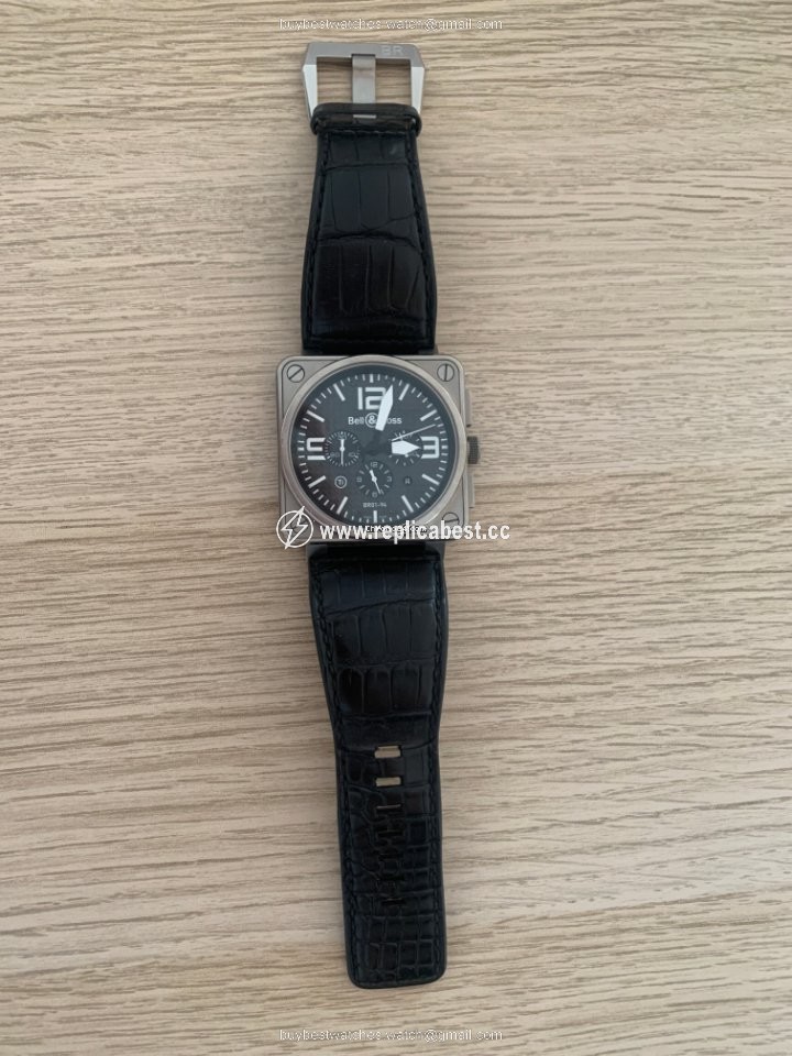 Bell & Ross BR 01-94 Chronographe Mens watch Unisex Automatic Titanium BR01-94-Titanium
