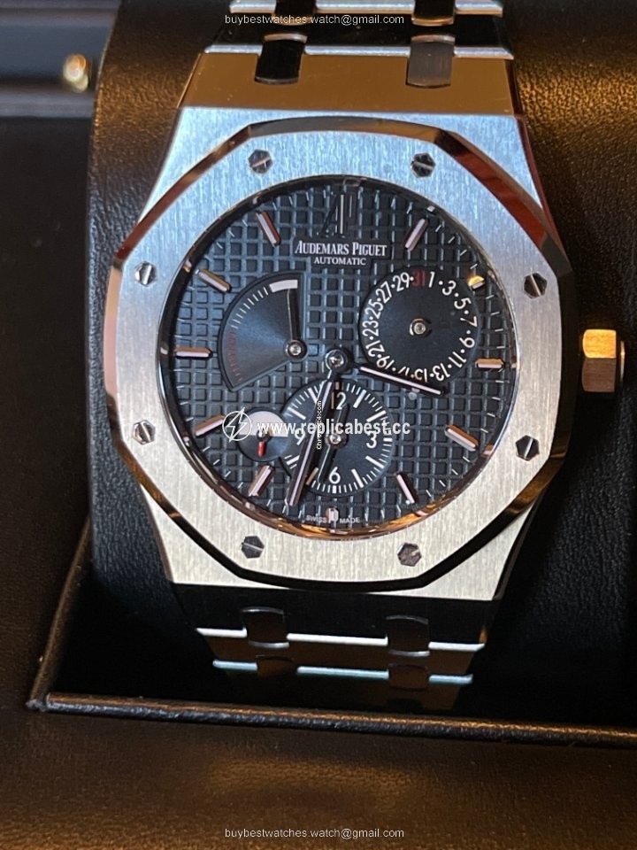 Audemars Piguet Royal Oak Dual Time Mens watch Unisex Automatic Steel 26120ST.OO.1220ST.02