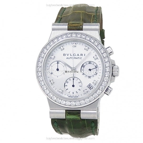 Bulgari Diagono Womens watch Automatic White gold CHW 35 G