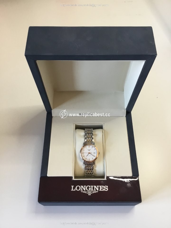Longines Elegant Womens watch Automatic Gold Steel L4.309.5.12.7