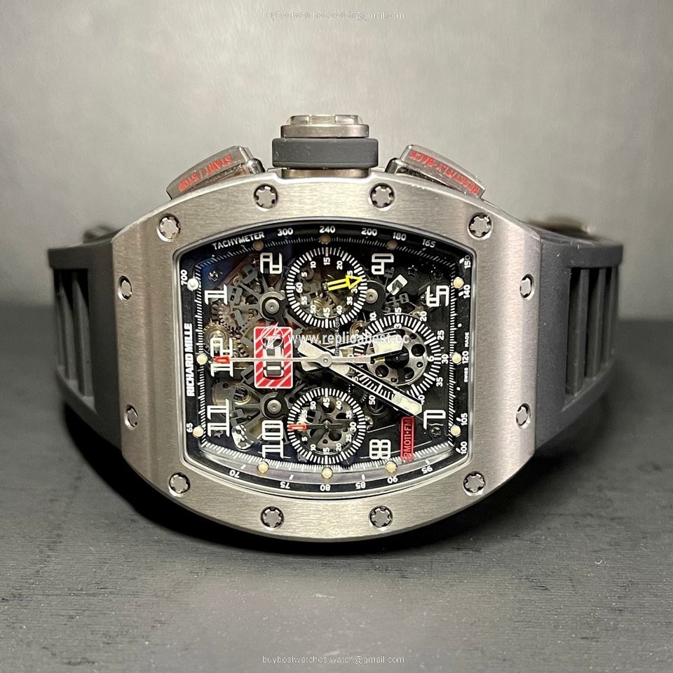 Richard Mille RM 011 Mens watch Unisex Automatic Titanium RM011 AH Ti