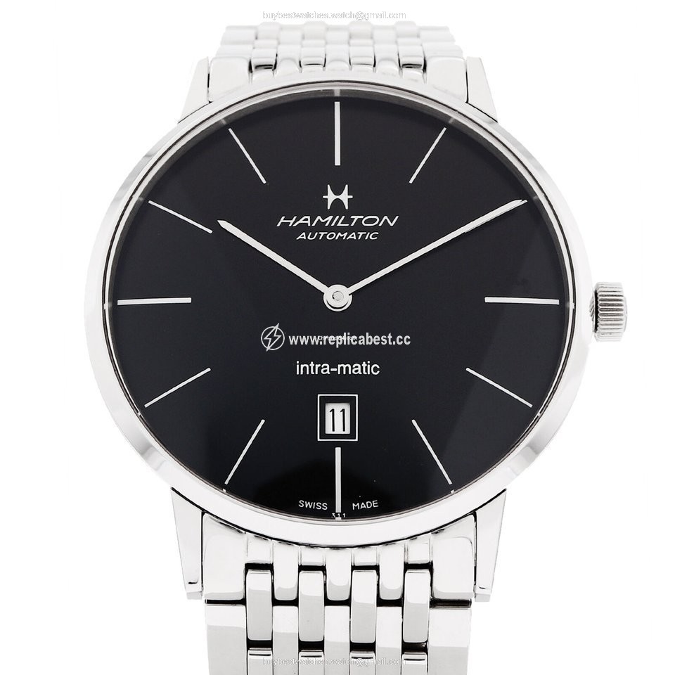 Hamilton Intra-Matic Mens watch Unisex Automatic Steel NUMBER H38755131