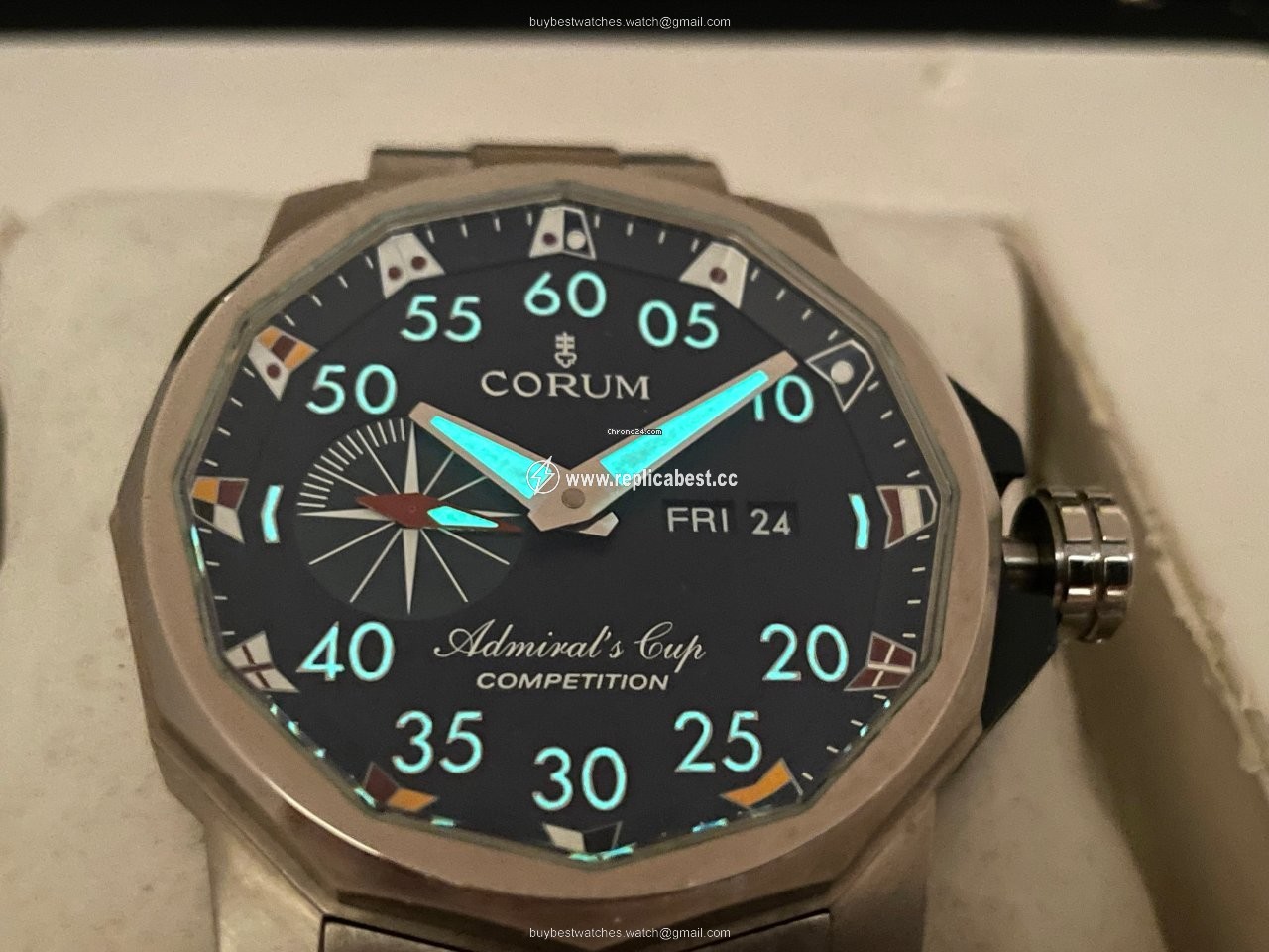 Corum Admirals Cup Competition 48 Mens watch Unisex Automatic Titanium 947.933.04