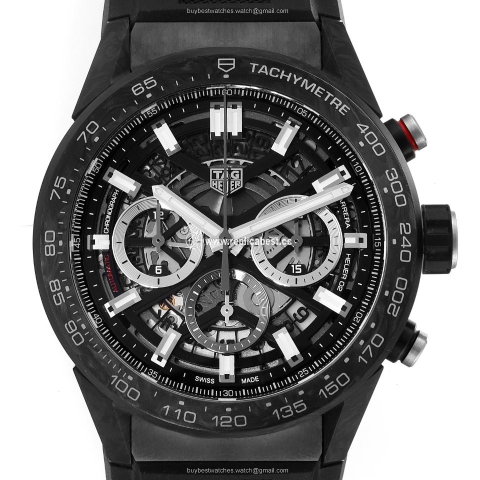 TAG Heuer Carrera Heuer-02T Mens watch Unisex Automatic Carbon CBG2A91.FT6173