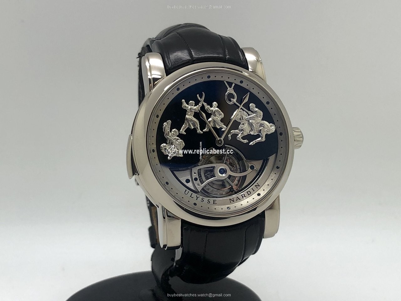 Ulysse Nardin Genghis Khan Mens watch Unisex Manual winding White gold 780-88