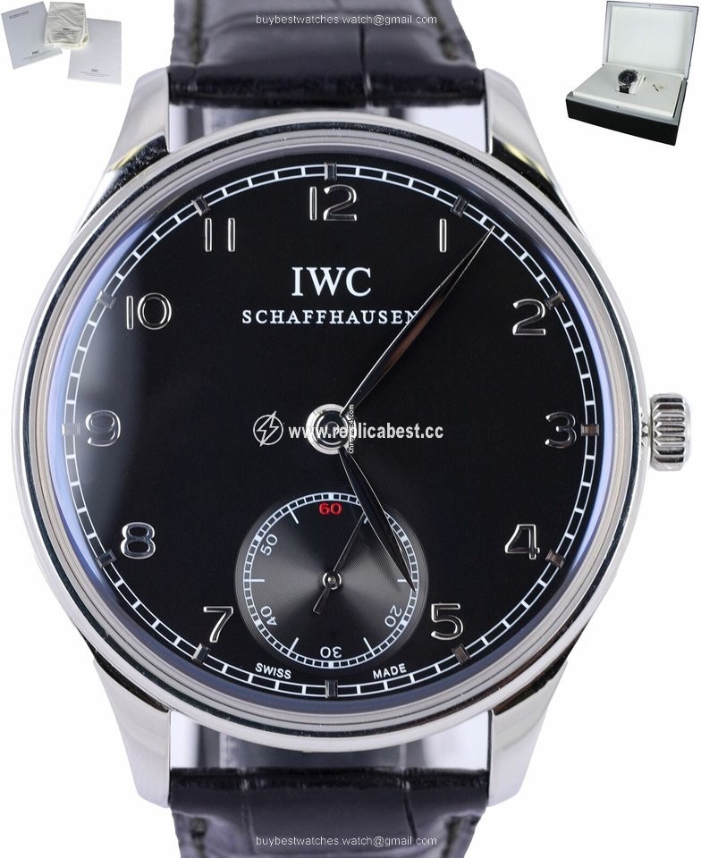 IWC Portuguese Hand-Wound Mens watch Unisex Manual winding Steel IW545407