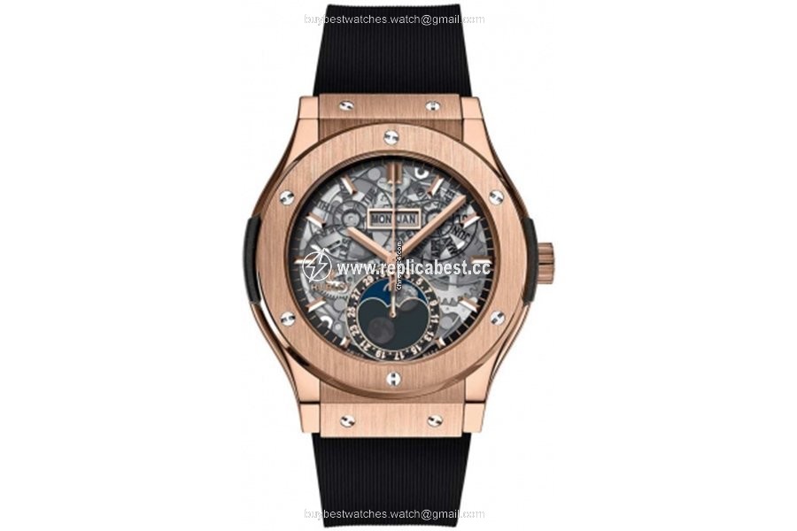 Hublot Classic Fusion Aerofusion Mens watch Unisex Automatic Rose gold 517.OX.0180.RX