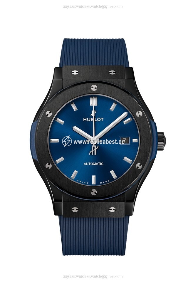Hublot Classic Fusion Blue Mens watch Unisex Automatic Ceramic 542.CM.7170.RX