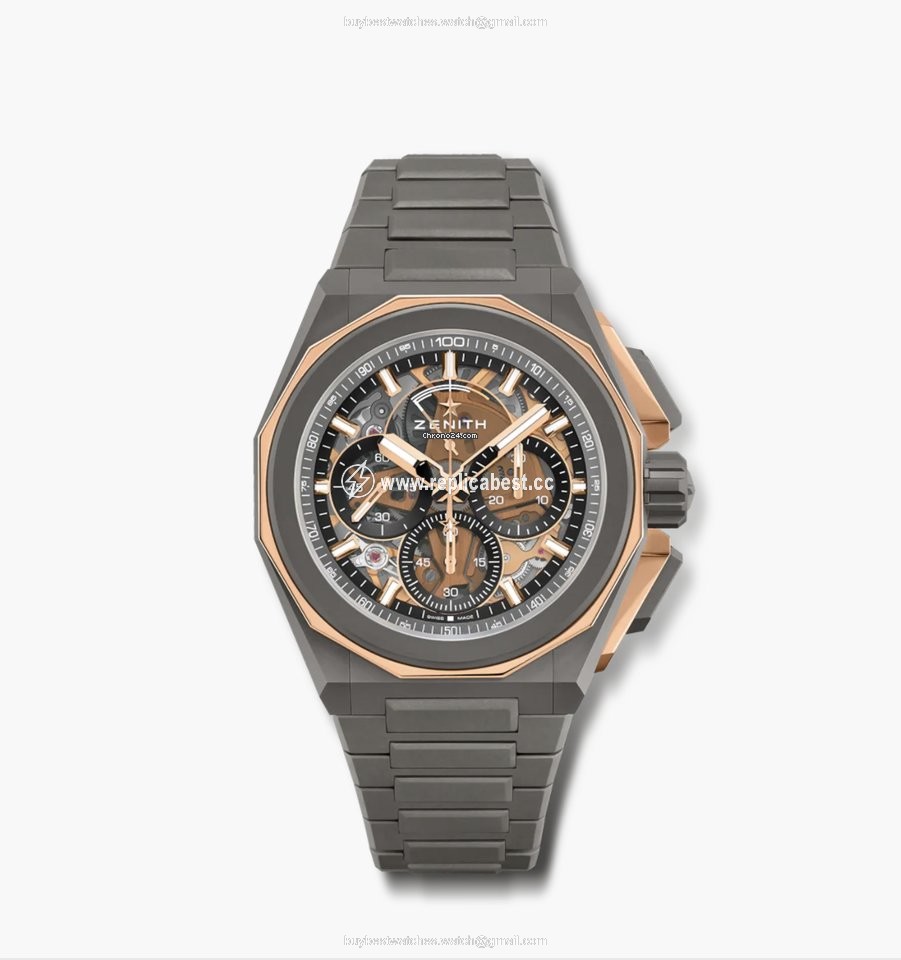 Zenith Defy Mens watch Unisex Automatic Rose gold 87.9100.9004 03.I001