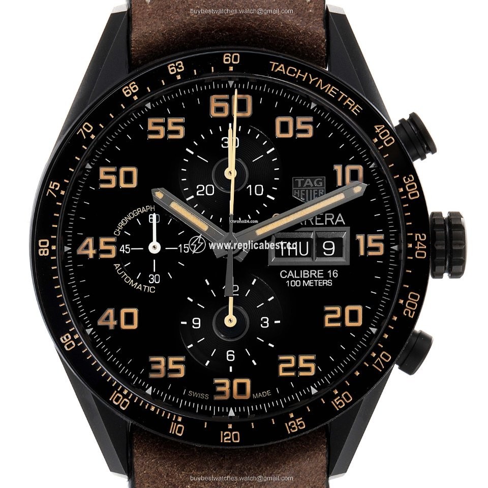 TAG Heuer Carrera Calibre 16 Mens watch Unisex Automatic Titanium CV2A84.FC6394