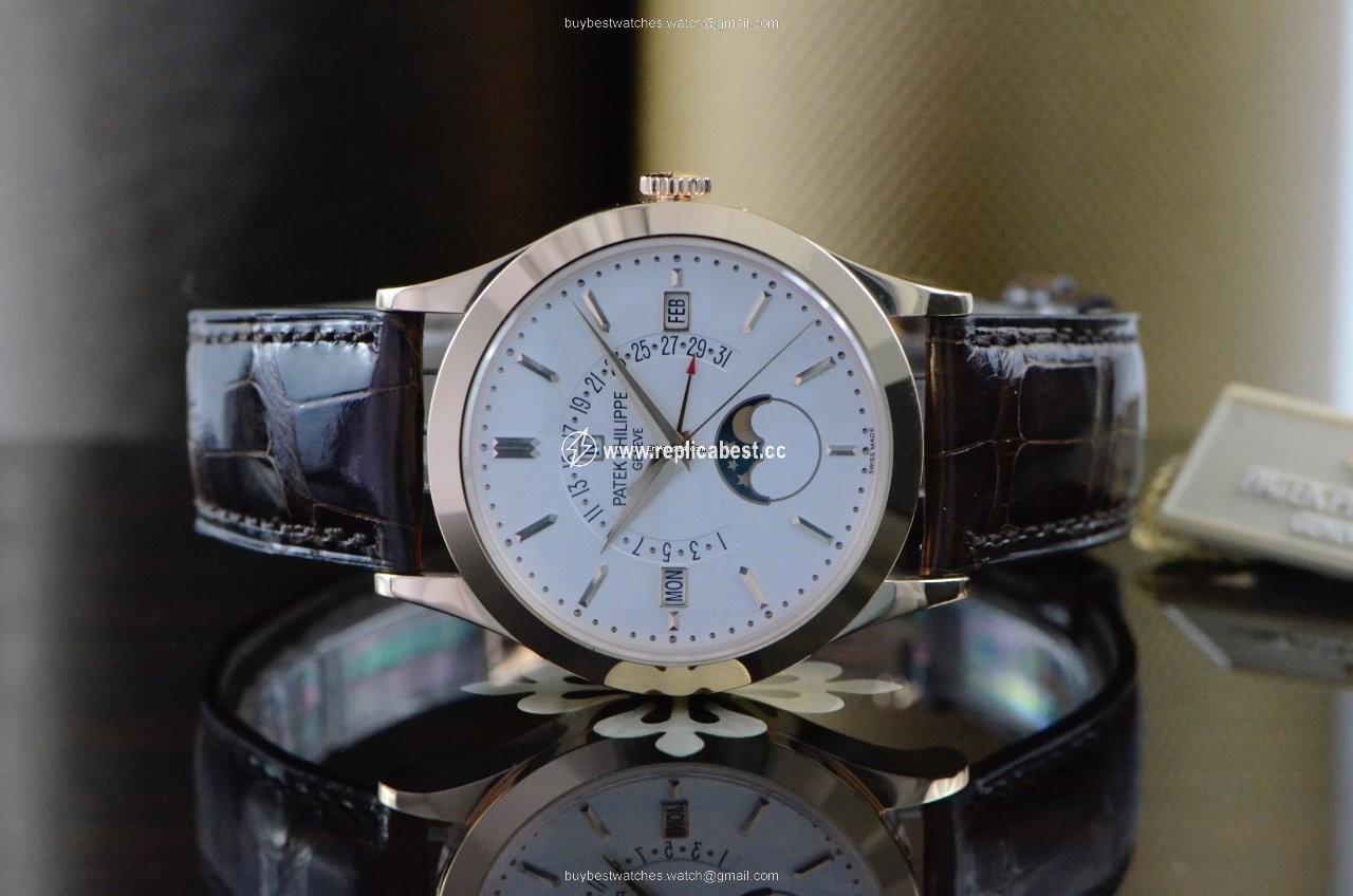 Patek Philippe Perpetual Calendar Mens watch Unisex Automatic Rose gold 5496R-001