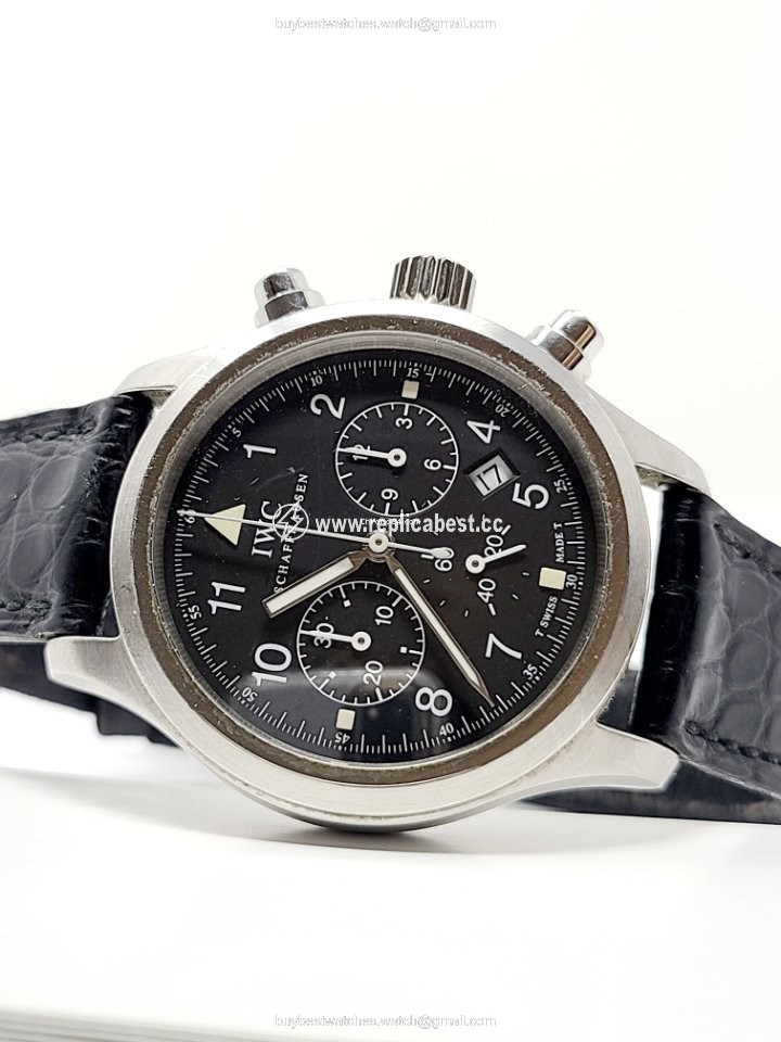 IWC Pilot Chronograph Mens watch Unisex Quartz Steel IW3741