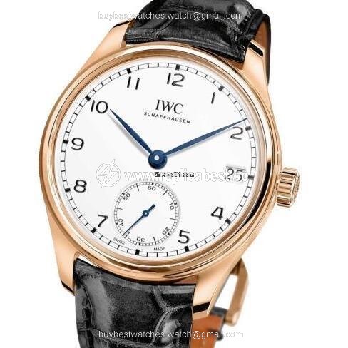 IWC Portuguese Hand-Wound Mens watch Unisex Manual winding Rose gold IW510211