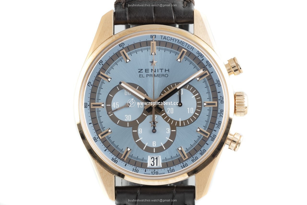 Zenith El Primero Chronograph Mens watch Unisex Automatic Red gold 18.2045.400