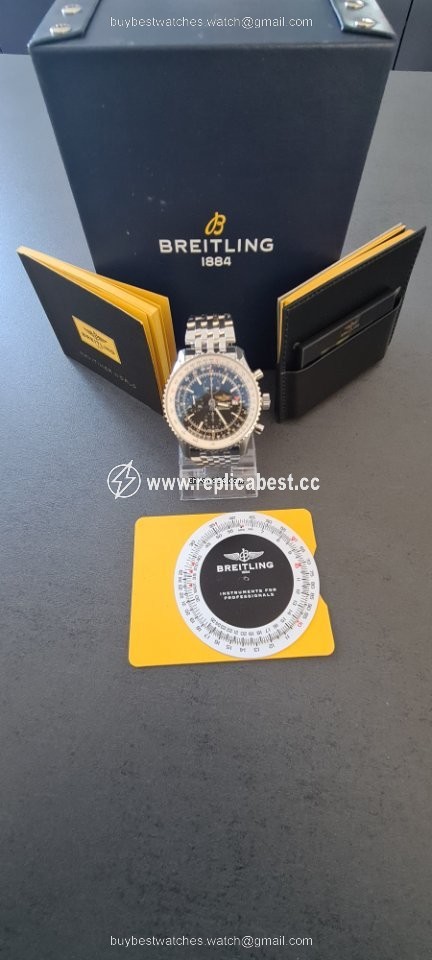 Breitling Navitimer World Mens watch Unisex Automatic Steel A2432212 B726 443A