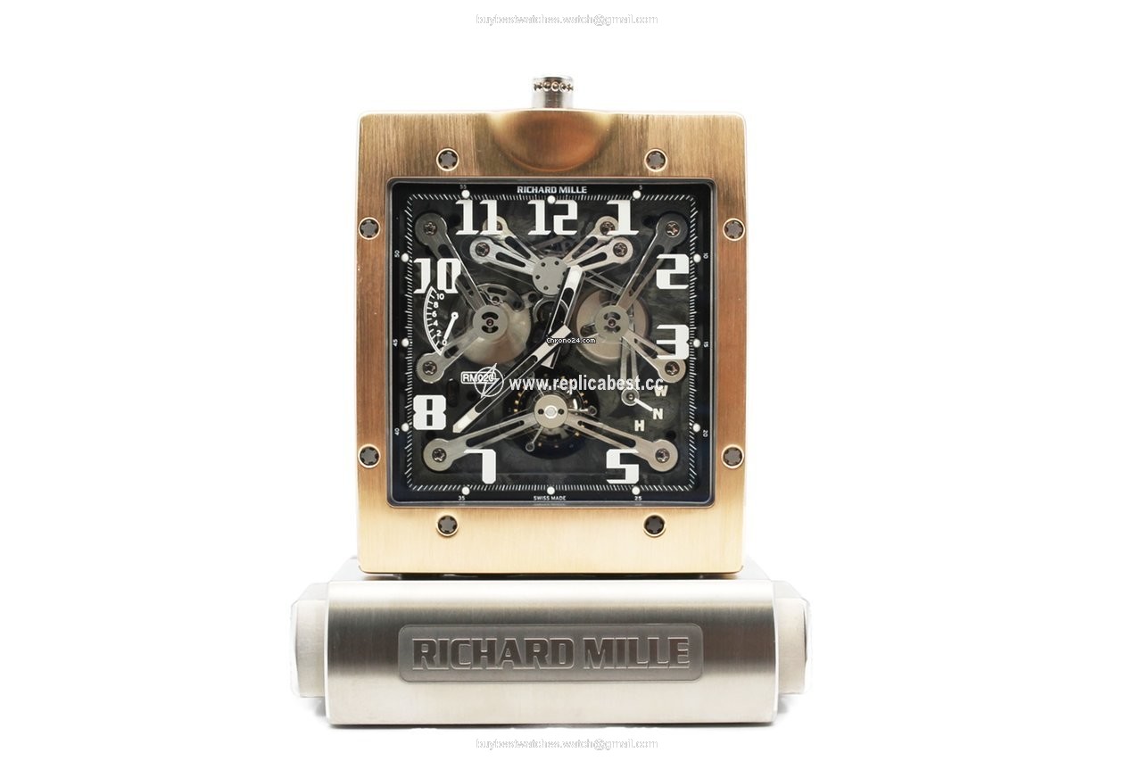 Richard Mille Mens watch Unisex Manual winding Rose gold RM 020