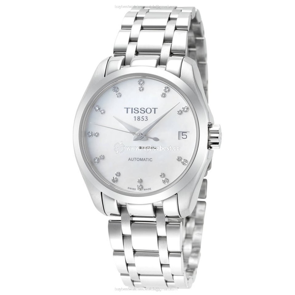 Tissot Couturier Womens watch Automatic Steel T0352071111600