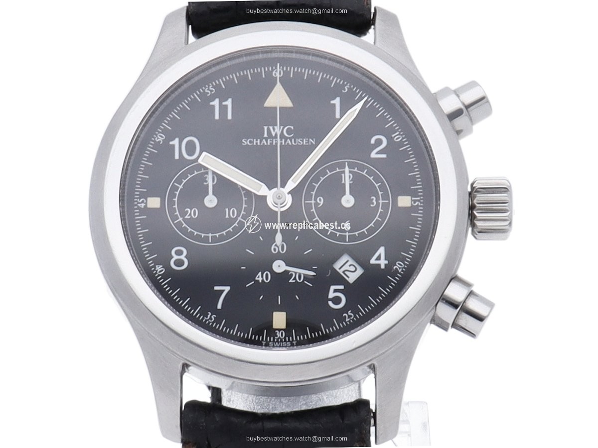 IWC Pilot Chronograph Mens watch Unisex Quartz Steel IW374101